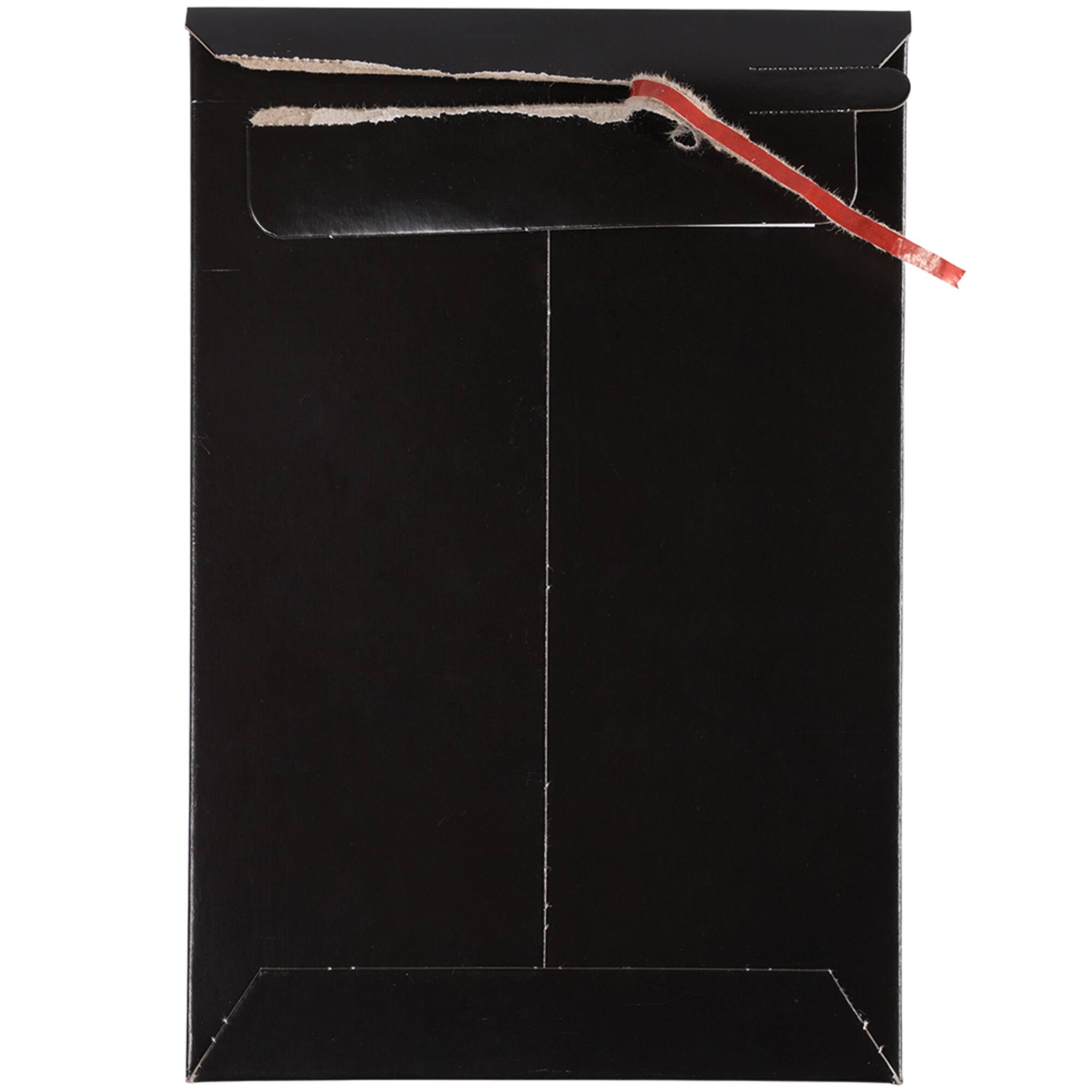 JAM Paper 6" x 9" Black Flat Photo Mailer Peel & Seal Closure Envelopes, 6ct.